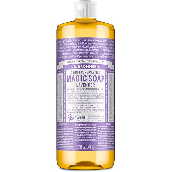 Amazon.com : Dr. Bronner's Magic Soap-Pure-Castile Liquid